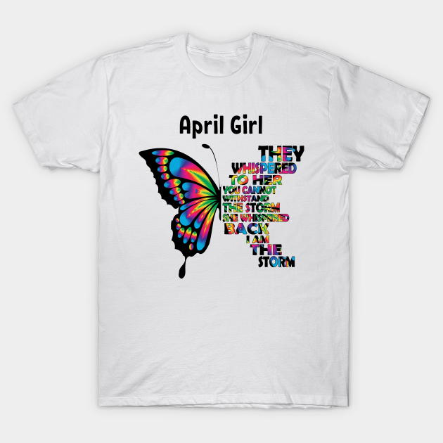 April - April - T-Shirt | TeePublic